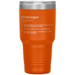 Gramps Definition - Funny Father's Day Gift Tumbler Tumblers dad, family- Nichefamily.com