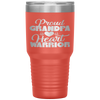 Proud Grandpa Of A Heart Warrior CHD Awareness Gift Tumbler Tumblers dad, family- Nichefamily.com