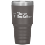 The Dogfather Siberian Husky Dog Dad Father's Day Gifts Tumbler Tumblers dad, family- Nichefamily.com