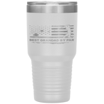 Vintage Best Grandad By Par American Flag Fathers Day Gift Tumbler Tumblers dad, family- Nichefamily.com