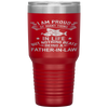 FATHER-IN-LAW Proud Of Many Things Tumblers Tumblers dad, family- Nichefamily.com