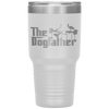 The Dogfather Dog Dad Fathers Day Gift Dog Lover Tumbler Tumblers dad, family- Nichefamily.com