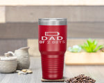 Funny Father's Day - Dad of 2 Boys Gift Idea Tumbler Tumblers dad, family- Nichefamily.com