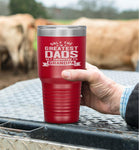 Greatest Dads Get Promoted To Grandpa - Father's Day Tumbler Tumblers dad, family- Nichefamily.com