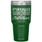 Womens Proud Brother-in-law Of An Airman Father Uncle Son Tumblers Tumblers - Nichefamily.com