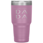 Distressed Dada Funny Retro Father's Day Tumbler Tumblers dad, family- Nichefamily.com