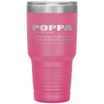 PopPa Like A Grandfather But So Much Cooler Funny Grandpa Tumbler Tumblers dad, family- Nichefamily.com