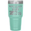 Keep Calm Papi Will Fix It Gift For Dad Grandpa Tumbler Tumblers dad, family- Nichefamily.com
