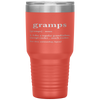 Grandpa Gift for Gramps - Fathers Day Birthday Gift Idea Tumbler Tumblers dad, family- Nichefamily.com