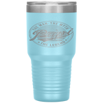 Papi Man Myth Legend Vintage Daddy Father's Day Gifts Tumbler Tumblers dad, family- Nichefamily.com