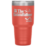 Promoted to Grandpa Grandfather 2020 New Grandpa Gift Tumbler Tumblers dad, family- Nichefamily.com