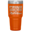 Womens Proud Brother-in-law Of An Airman Father Uncle Son Tumblers Tumblers - Nichefamily.com