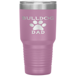 Bulldog Paw Dad Tumblers - Nichefamily.com