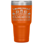Gift For Dad From Daughter- Funny Father's Day Gift Tumbler Tumblers dad, family- Nichefamily.com