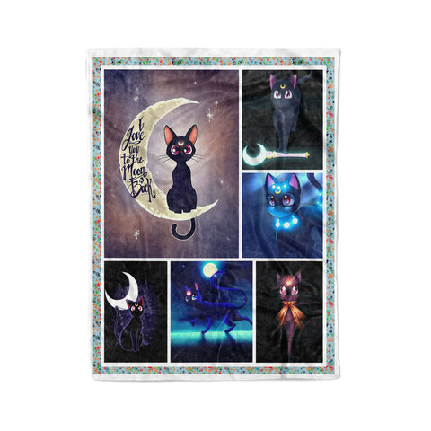 Luna Sailor Moon Blanket 14 Fleece Blanket