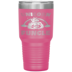 Unicorn Funcle Gift Rainbow Father's Day Tumbler Tumblers dad, family- Nichefamily.com