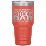 Father's Day Cheer Dad Killing It Cheerdancing Tumbler Tumblers dad, family- Nichefamily.com