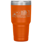 Vintage Best Grandad By Par American Flag Fathers Day Gift Tumbler Tumblers dad, family- Nichefamily.com