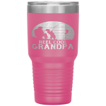 Reel Cool Grandpa Fishing Father's Day Grandpa Gift Tumbler Tumblers dad, family- Nichefamily.com