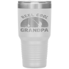 Vintage Reel Cool GRANDPA Fish Fishing Father's Day Gift Tumbler Tumblers dad, family- Nichefamily.com