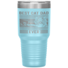 Vintage Best Cat Dad Ever Bump Fist Father's Day Gifts Tumbler Tumblers dad, family- Nichefamily.com