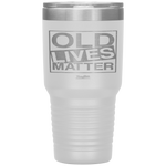 Old Lives Matter Grandma Grandpa Funny Grandparent Tumbler Tumblers dad, family- Nichefamily.com