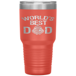 FC Toluca Mexico World's Best Dad Father's Day Gift Tumbler Tumblers dad, family- Nichefamily.com