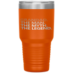 GRANDAD THE MAN THE MYTH THE LEGEND Father's Day Gift Men Tumbler Tumblers dad, family- Nichefamily.com