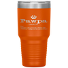 Funny dog grandpa Pawpa defintion Tumbler Tumblers dad, family- Nichefamily.com