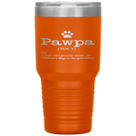 Funny dog grandpa Pawpa defintion Tumbler Tumblers dad, family- Nichefamily.com