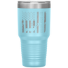 USA Flag Best Buckin' Dad Ever Deer Hunting Fathers Day Gift Tumbler Tumblers dad, family- Nichefamily.com