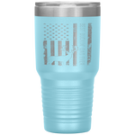 USA Flag Best Buckin' Dad Ever Deer Hunting Fathers Day Gift Tumbler Tumblers dad, family- Nichefamily.com