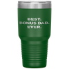 Best Bonus Dad Ever Father-In-Law Gift Tumbler Tumblers dad, family- Nichefamily.com