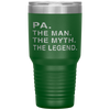 Grandpa Grandfather PA The Legend Gift Tumbler Tumblers dad, family- Nichefamily.com