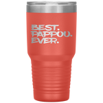 Best Pappou Ever Shirt Father's Day Gifts For Grandpa Tumbler Tumblers dad, family- Nichefamily.com