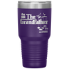 Promoted to Grandpa Grandfather 2020 New Grandpa Gift Tumbler Tumblers dad, family- Nichefamily.com