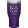 Distressed Dada Funny Retro Father's Day Tumbler Tumblers dad, family- Nichefamily.com