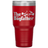 The Dogfather Dog Dad Fathers Day Gift Dog Lover Tumbler Tumblers dad, family- Nichefamily.com