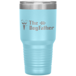 The Dogfather Siberian Husky Dog Dad Father's Day Gifts Tumbler Tumblers dad, family- Nichefamily.com