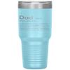 Dad Definition Father's Day Funny Mens Hilarious Adult Humor Tumbler Tumblers dad, family- Nichefamily.com