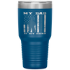 My Dad is My Hero-Firefighter Dad Father's Day 4th of July Tumbler Tumblers dad, family- Nichefamily.com