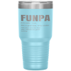 Funny FUNPA Fun Grandpa Novelty Tumbler Tumblers dad, family- Nichefamily.com