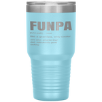 Funny FUNPA Fun Grandpa Novelty Tumbler Tumblers dad, family- Nichefamily.com