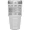 Vintage Best Cat Dad Ever Bump Fist Father's Day Gifts Tumbler Tumblers dad, family- Nichefamily.com