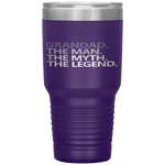 GRANDAD THE MAN THE MYTH THE LEGEND Father's Day Gift Men Tumbler Tumblers dad, family- Nichefamily.com