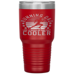 Running Dad  Funny Marathon Runner Father's Day Gift Tumbler Tumblers dad, family- Nichefamily.com