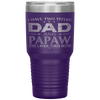 I Have Two Titles Dad And Papaw Funny Fathers Day Tumbler Tumblers dad, family- Nichefamily.com