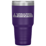 Funny Gift for Dad from Daughter First Father's Day Tumbler Tumblers dad, family- Nichefamily.com