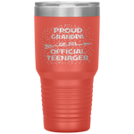 Proud Grandpa of an Official Teenager, 13th B-Day Party Tumbler Tumblers dad, family- Nichefamily.com