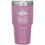 Poppy Gift Unicorn Father's Day Family Matching Tumbler Tumblers dad, family- Nichefamily.com